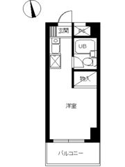スカイコート町田の間取り画像