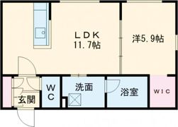 ピオネロ恵庭Ⅰの間取り画像