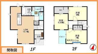 大嶋1－2－25KODATEXⅣ－Aの間取り画像