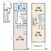 サンフォレスタⅠの間取り画像