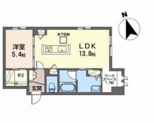 ベルク吉岡南の間取り画像