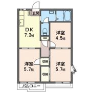 ファーム ハイツ Cの間取り画像