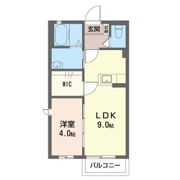 シャーメゾン実咲 弐番館の間取り画像