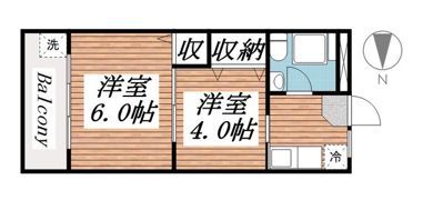 レジデンス市川の間取り画像