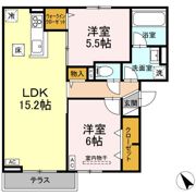 RESUA茶畑Bの間取り画像