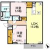 RESUA茶畑Bの間取り画像