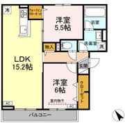 RESUA茶畑Bの間取り画像