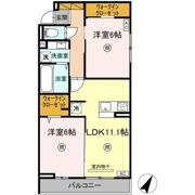 プロスター元山町の間取り画像