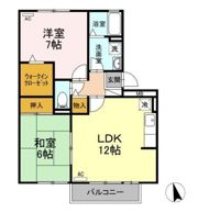セジュール安井 A棟の間取り画像