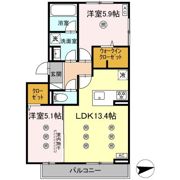 D-ROOM前田の間取り画像