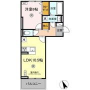 シエル原田の間取り画像