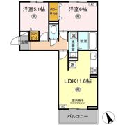 シエル原田の間取り画像