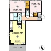 シエル原田の間取り画像