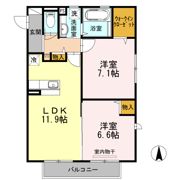 アビタシオンの間取り画像