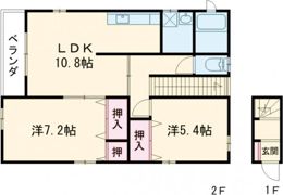 フォレスト阿品の間取り画像