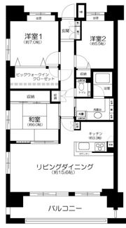 ザ・ミレナリータワーズの間取り画像