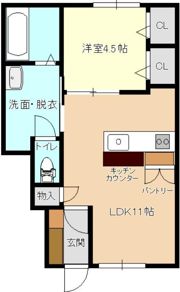 風とみどりのカシェット 華 - HANAの間取り画像