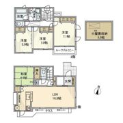 下井草戸建の間取り画像