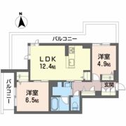 コンフォール台原駅前の間取り画像