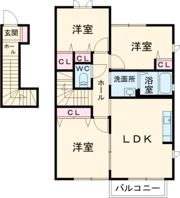メゾン古閑中の間取り画像