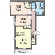 コリーヌ・ヴェルトの間取り画像