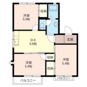 サンモール Dの間取り画像