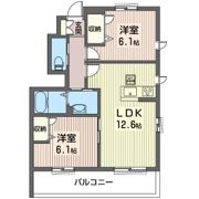 プラタナス元今泉Bの間取り画像
