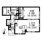 颯(はやて)の間取り画像