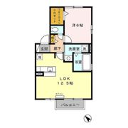 アドニス･フラット A/Bの間取り画像