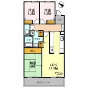 コーポレート東浦和2号棟の間取り画像