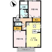 ソレイユ 長沢 Ⅱの間取り画像