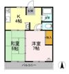 コーポすずき A棟の間取り画像