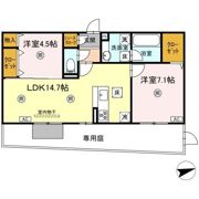 D-ROOM中原東の間取り画像