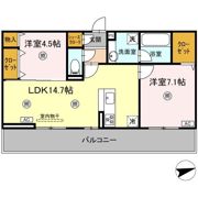 D-ROOM中原東の間取り画像