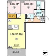 D-ROOM中原東の間取り画像