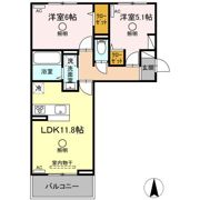セキュレア合志の間取り画像