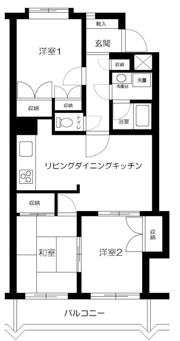 グリーンゲーブルの間取り画像