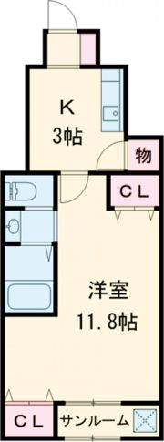 グレース沼垂東の間取り画像