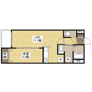 月光福山東弐番館の間取り画像