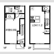 Maisonette land 河原田の間取り画像