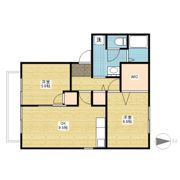 エステートSAKI B棟の間取り画像