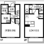 Maisonette land 千代崎駅 Cの間取り画像