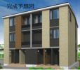 （仮）上乃木9丁目アパートの外観