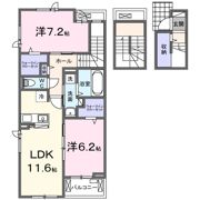 （仮）上乃木9丁目アパートの間取り画像
