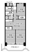 ビレッジハウス岐阜タワー1号棟の間取り画像