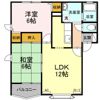 クイーンズパーク青葉 Bの間取り画像