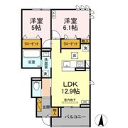 （仮）D‐ROOMゆめみ野の間取り画像