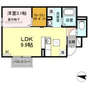 Y's Storiam(ワイズストーリア) Aの間取り画像