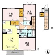 エクセレント ヴィラ B棟の間取り画像