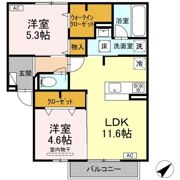 アクエリアス泉都町の間取り画像